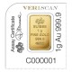 25x1 gr, Fortuna Gold Bar-Pamp
