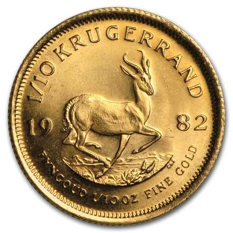 Krugerrand 1/10 oz Gold 1982