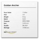 Golden Anchor 0.5 gr Palau $1