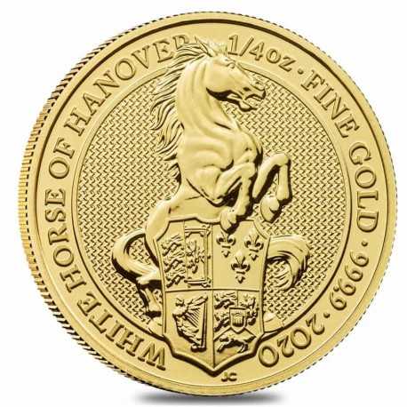 Queen's Beasts White Horse, 1/4 oz. Gold, 2021