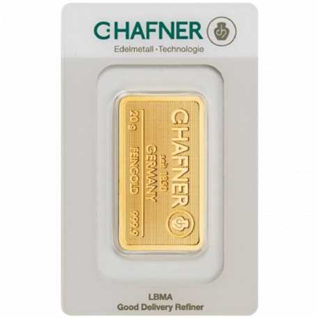 100 gr. Gold Bar C-Hafner