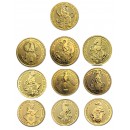 Queen's Beasts Set, 1/4 oz. Gold, 5 coins