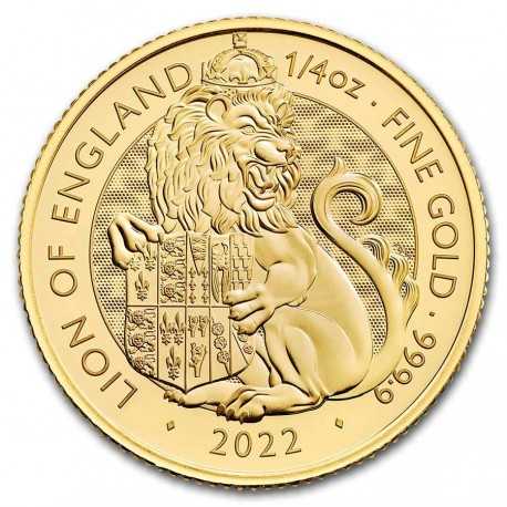 The Royal Tudor Beasts The Lion of England 1 oz 2022