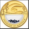 Treasures of Australia Sapphires 1 oz. 2007 Gold
