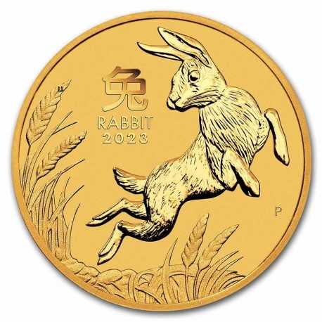 Australian Lunar Rabbit 1/4 oz Gold 2023