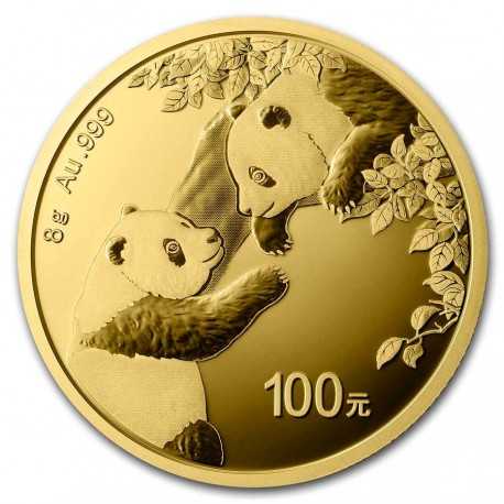 China Panda 8 gr 2023 Gold