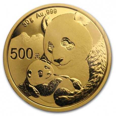 China Panda 30 gr Gold 2020