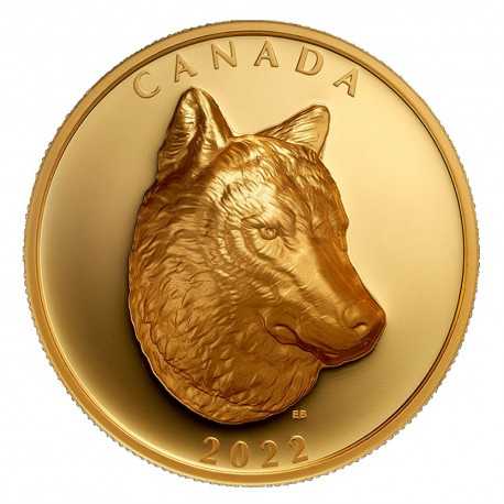 Timber Wolf 2 oz Gold 2022 Canada