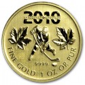 Canadian Maple Leaf (Vancouver Olympics)  1 oz 2010 Gold