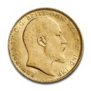 Full Sovereign Edward VII 1/4 oz 1902-1910 Gold