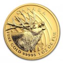 Canada Gold Elk 99999 BU 1 oz 2017